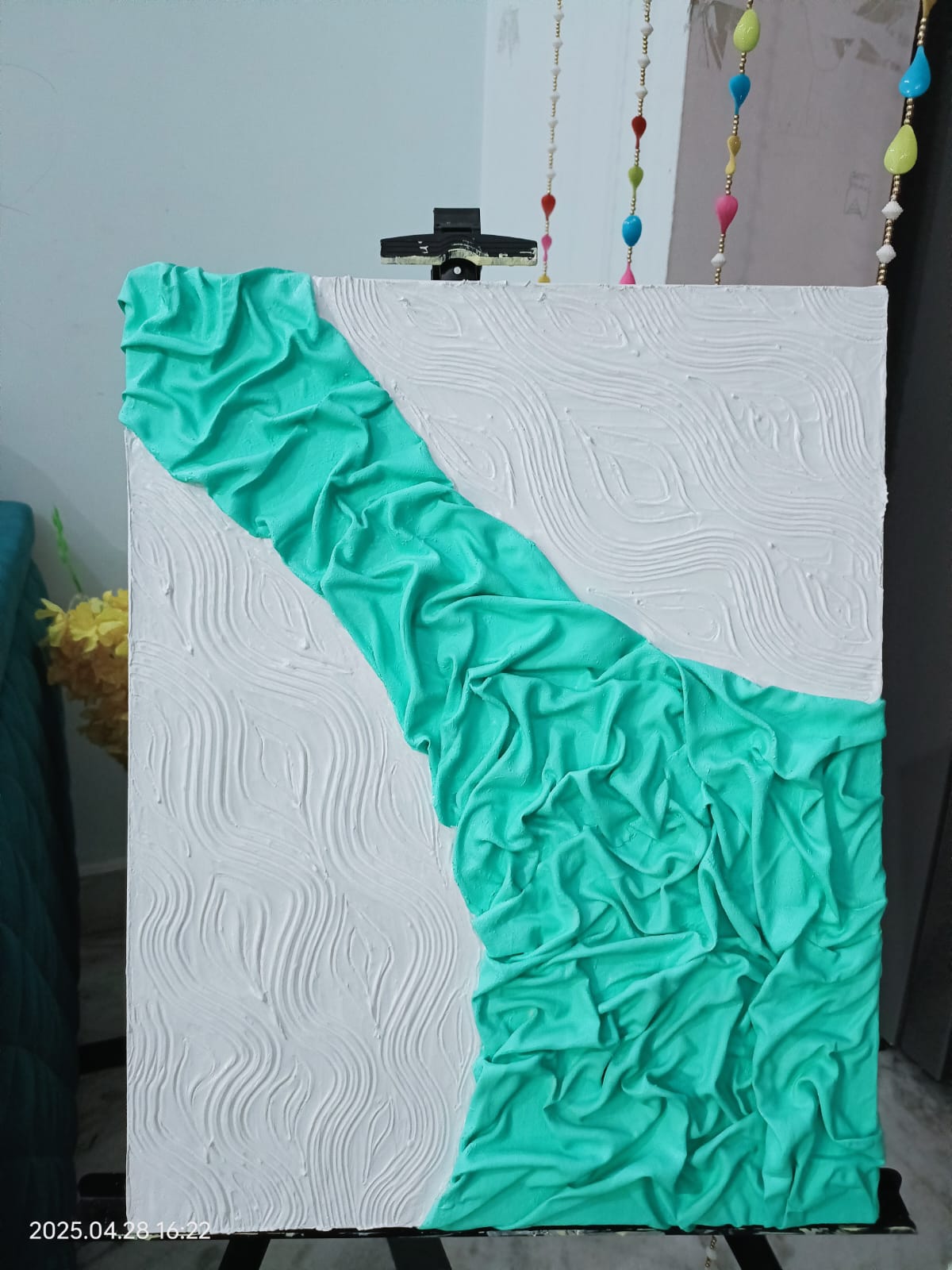 Hand-made Fabric Texture Art